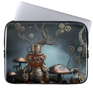 Housse Pour Ordinateur Portable Ours en gélatine mécanique de style victorien et c
