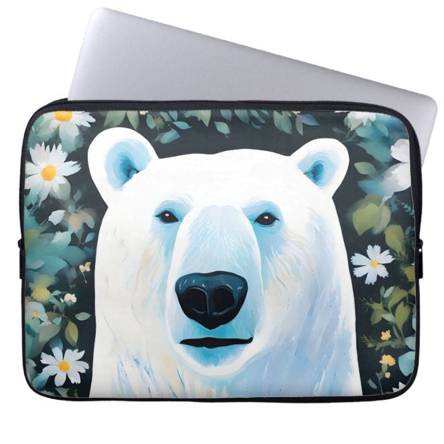 Housse Pour Ordinateur Portable Ours polaire (Devant)