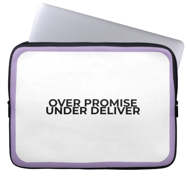 Housse Pour Ordinateur Portable Over Promise Under Deliver Professional  (Devant)