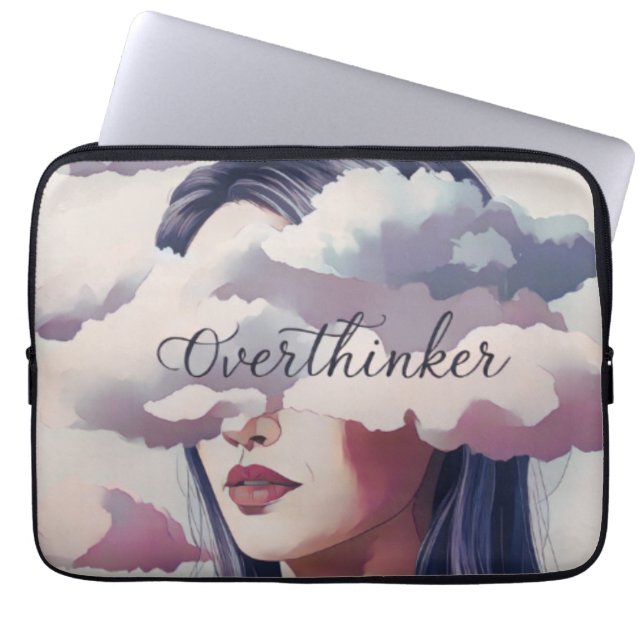Housse Pour Ordinateur Portable Overthinker (Devant)