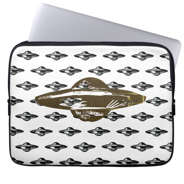 Housse Pour Ordinateur Portable ovni soucoupe volante (Devant)