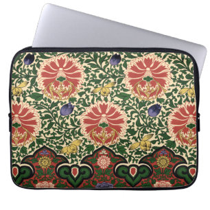 Housse Pour Ordinateur Portable Owen Jones Chinoiserie Rouge Lotus Floral Art Desi
