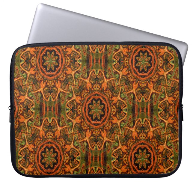 Housse Pour Ordinateur Portable Owls & Flowers..... (Devant)