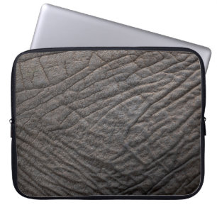 Housse Pour Ordinateur Portable Pachyderme de texture de peau d'éléphant