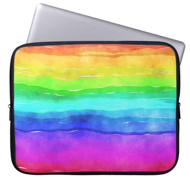 Housse Pour Ordinateur Portable Painted Rainbow (Devant)