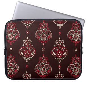 Housse Pour Ordinateur Portable Paisley Bandana : Boho Vintage Print.