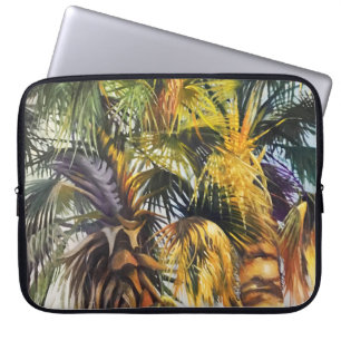 Housse Pour Ordinateur Portable Palmier tropical Coloré Tableau original