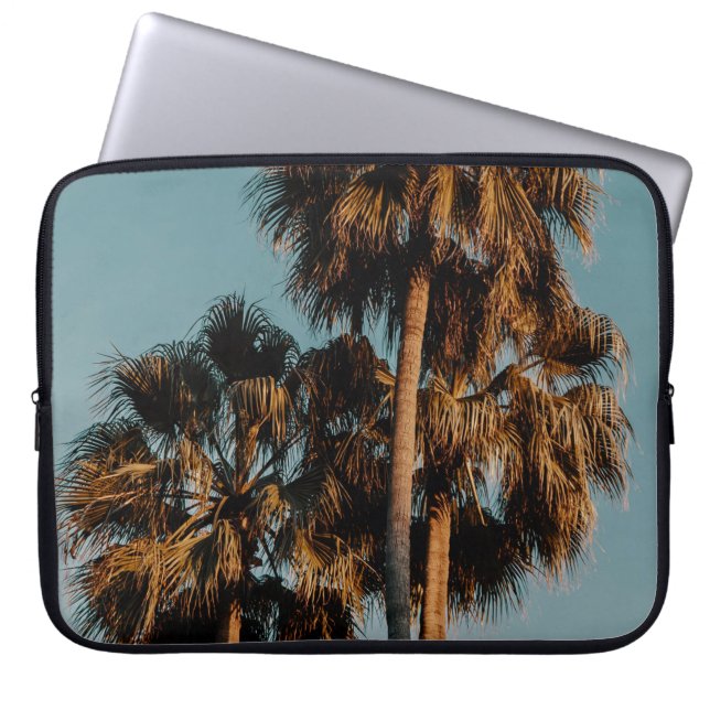 Housse Pour Ordinateur Portable Palmiers (Devant)