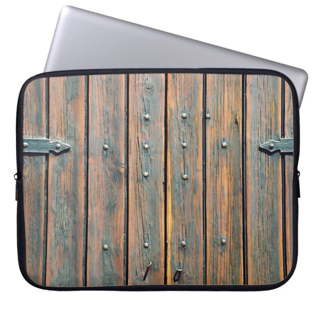 Housse Pour Ordinateur Portable panneau en bois Brown (Devant)