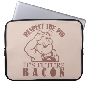 Housse Pour Ordinateur Portable PANNEAU PIG TO BACON - Manchette d'ordinateur port