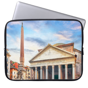 Housse Pour Ordinateur Portable Panthéon Rome Italie Europe Vintage Voyage