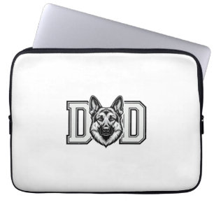 Housse Pour Ordinateur Portable Papa Berger Allemand Vintage Vector Design de T-Sh
