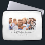 Housse Pour Ordinateur Portable papa mignon script moderne multi photo cadeau<br><div class="desc">Papa mignon script moderne multi photo cadeau</div>