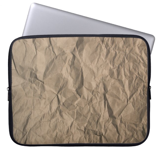 Housse Pour Ordinateur Portable Papier brut : texture recyclé (Devant)