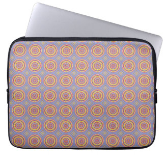 Housse Pour Ordinateur Portable Papier d'emballage à motif de cercles de halo sola