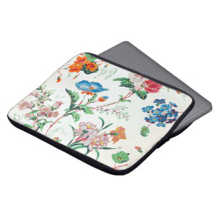 Housse Pour Ordinateur Portable Papier peint antique floral France 1830