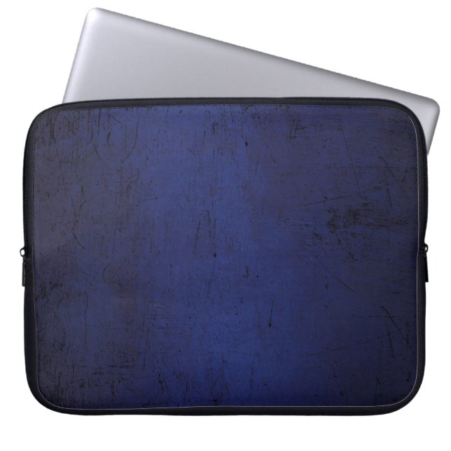 Housse Pour Ordinateur Portable Papier peint bleu texture (Devant)