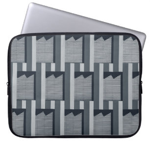 Housse Pour Ordinateur Portable Papier peint numérique gris