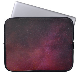 Housse Pour Ordinateur Portable Papier peint numérique rose, rouge et noir