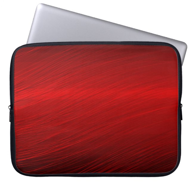 Housse Pour Ordinateur Portable Papier rouge rubis brillant (Devant)