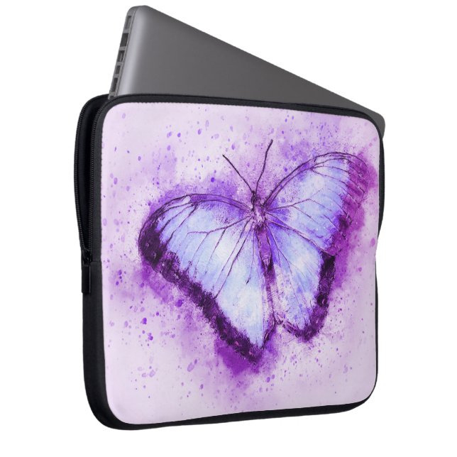 Housse Pour Ordinateur Portable Papillon (Devant droit)