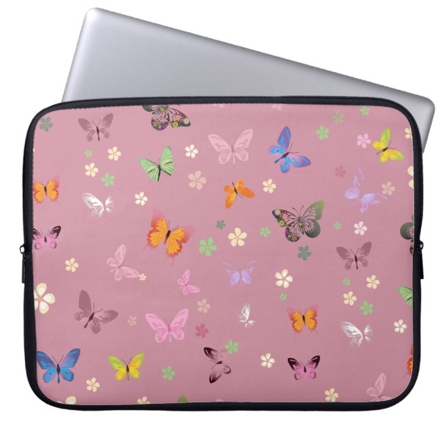 Housse Pour Ordinateur Portable Papillon (Devant)