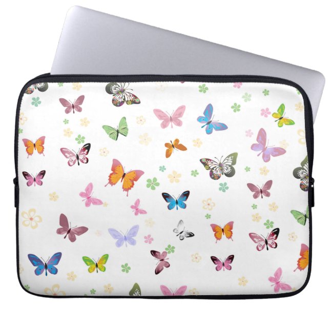 Housse Pour Ordinateur Portable Papillon 2 (Devant)