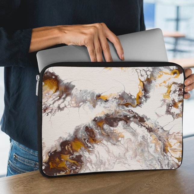 Housse Pour Ordinateur Portable Papillon - acryl abstrait (Créateur téléchargé)