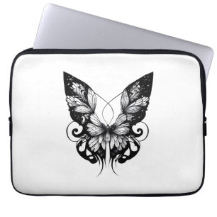 Housse Pour Ordinateur Portable Papillon animal sauvage la nature Illustration Art