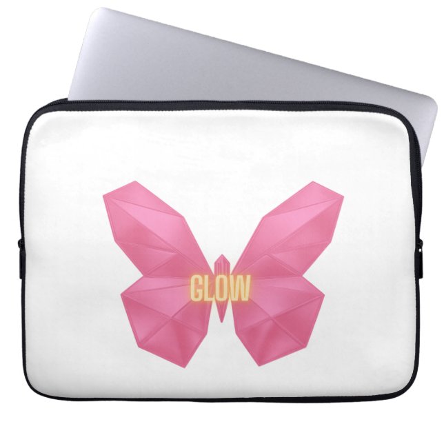 Housse Pour Ordinateur Portable Papillon luminescent 🦋  (Devant)