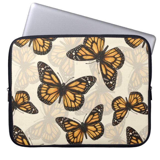 Housse Pour Ordinateur Portable Papillon monarque (Devant)