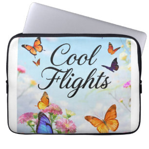 Housse Pour Ordinateur Portable Papillons Cool Flights