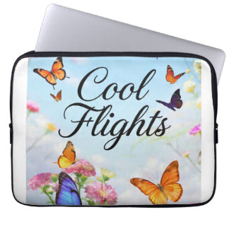 Housse Pour Ordinateur Portable Papillons Cool Flights