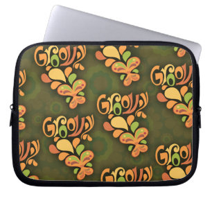 Housse Pour Ordinateur Portable Papillons des années 60 super Motif Retro Design