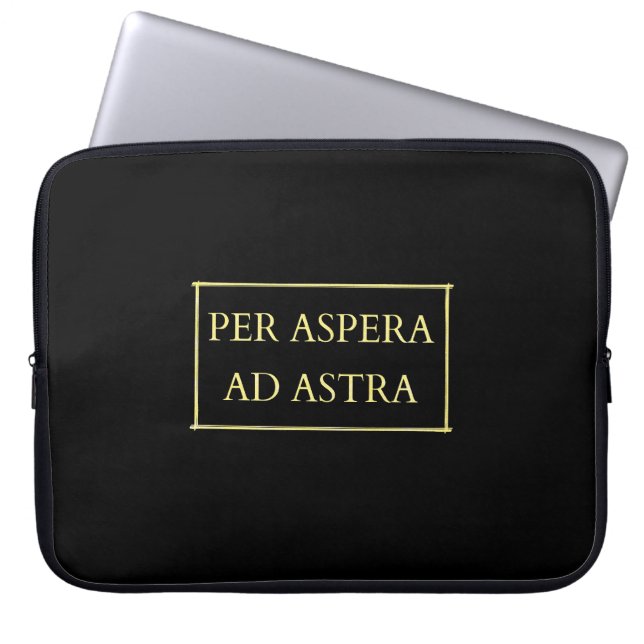 Housse Pour Ordinateur Portable Par aspera ad astra (Devant)