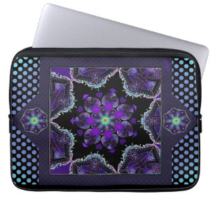 Housse Pour Ordinateur Portable Parapluie violet & coeurs .7