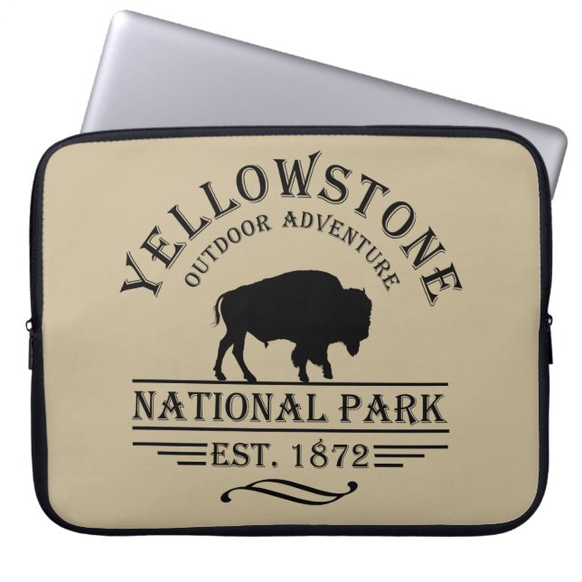 Housse Pour Ordinateur Portable parc national de yellowstone (Devant)