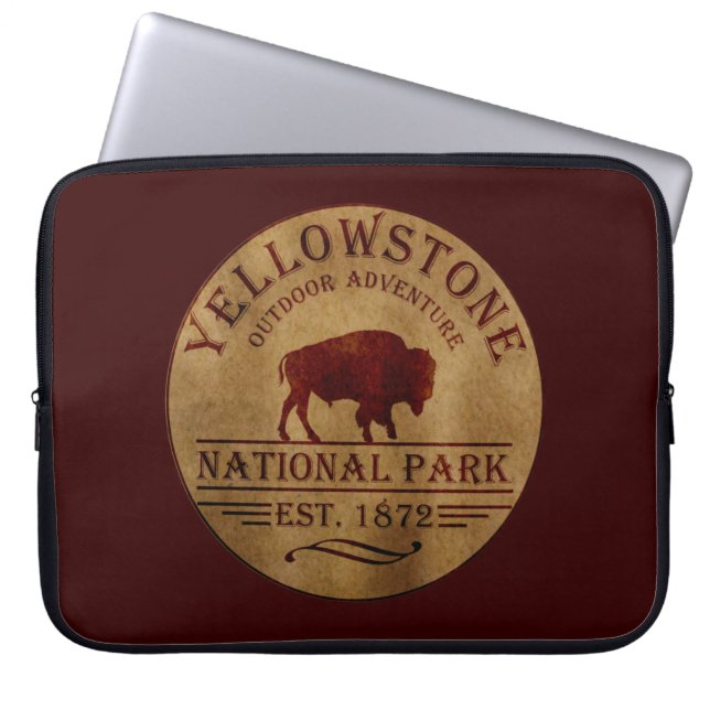 Housse Pour Ordinateur Portable parc national de yellowstone (Devant)