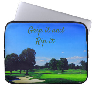 Housse Pour Ordinateur Portable Parcours de golf Grip it et Rip it