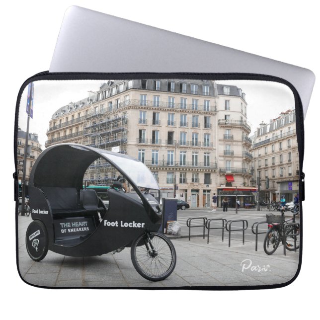 Housse Pour Ordinateur Portable Paris. France. (Devant)