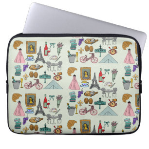 Housse Pour Ordinateur Portable Paris romantique
