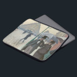 Housse Pour Ordinateur Portable Paris Street ; Rainy Day AKA Paris : Un jour pluvi<br><div class="desc">Paris Street ; Rainy Day AKA Paris : Une peinture à l'huile de Rainy Day de l'artiste français Gustave Caillebotte. Le tableau impressionniste est placé la Place de Dublin (Carrefour de Moscou) à l'est de la Gare Saint-Lazare au nord de Paris.</div>