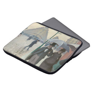 Housse Pour Ordinateur Portable Paris Street ; Rainy Day AKA Paris : Un jour pluvi