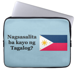 Housse Pour Ordinateur Portable Parlez-vous le tagalog ? en tagalog. Indicateur