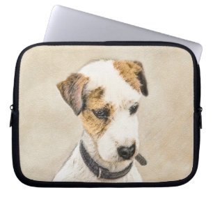 Housse Pour Ordinateur Portable Parson Jack Russell Terrier Peinture - Chien Art