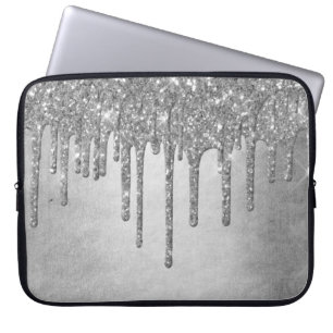 Housse Pour Ordinateur Portable Parties scintillant d'argent de dépôt Platinum F