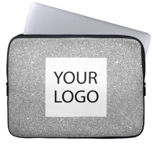 Housse Pour Ordinateur Portable Parties scintillant moderne d'argent - Promotion d