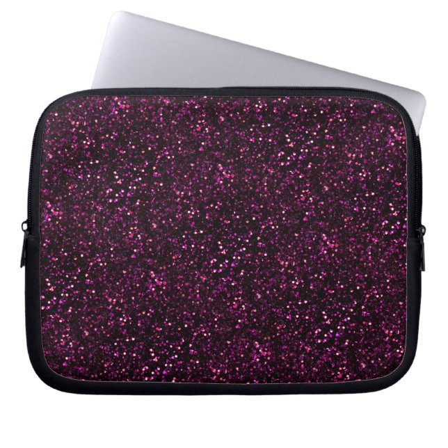 Housse Pour Ordinateur Portable Parties scintillant rose foncé (Devant)