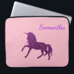 Housse Pour Ordinateur Portable Parties scintillant rose pourpre Étincelle Unicorn<br><div class="desc">Cette conception peut être personnalisée dans la zone fournie en modifiant la photo et/ou le texte. Vous pouvez également le customiser en cliquant sur Personnaliser ce Modèle, puis en choisissant l'option cliquer pour customiser et supprimer ou modifier la couleur de l'arrière - plan, ajouter du texte, modifier la couleur ou...</div>