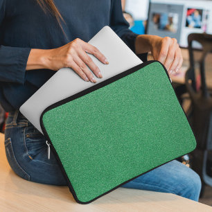 Housse Pour Ordinateur Portable Parties scintillant verte, Étincelle, Arrière - pl